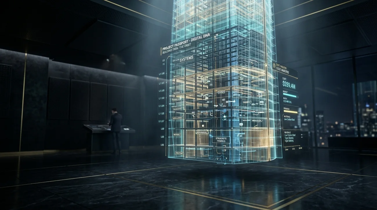 Digital twin building model
